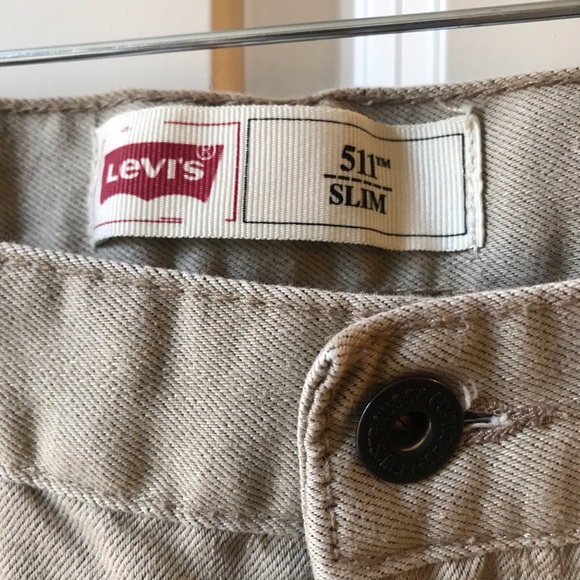 Like New Levi’s 511 Slim tan color jeans - Picture 4 of 8
